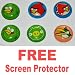 Angry Birds Home Button Sticker for Apple Ipad/iphone 3g/4g/ipad2/ipod 4g - E +Free Screen Protector