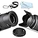 58MM Reversible Flower Lens Hood + Center Pinch Lens Cap + Lens Cap Keeper + ButerflyPhoto Microfiber Cleaning Cloth For Canon EOS 5D Mark III, EOS-1D X, EOS 6D, EOS 7D, EOS 60D, EOS 70D, T5i, T4i, SL1, T3i, T3, EOS M DSLR Camera