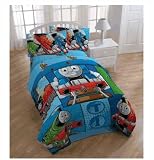 Thomas the Train Track Star Microfiber Comforter - Blue (Twin)