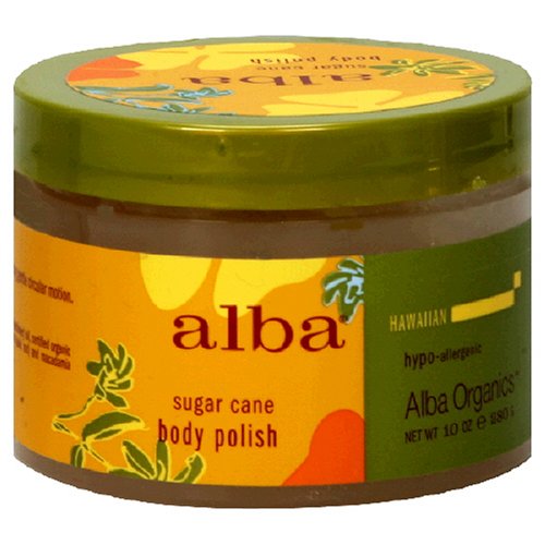 Alba Body Polish, Sugar Cane, 10-Ounce Tubs (Pack of 2)