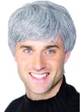 from Smiffys NEW MENS MODERN GUY CUT GREY WIG FANCY DRESS COSTUME