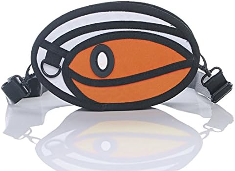 One Shoulder Bag,BBDI Mini Cartoon Bag Comic Messenger Bag Crossbody Bag - Orange