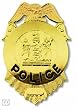 Gl�nzende FBI Police Marke