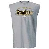Pittsburgh Steelers Ash Gameday Sleeveless T-shirt