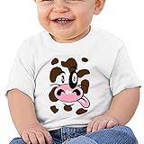 かわいい 子供 可愛い 乳牛 デザイン Ｔシャツ タイツ White Size 6 M
