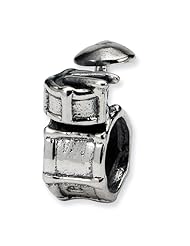 Sterling Silver Reflections Drum Set Bead