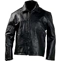 Hand-Sewn Pebble Grain Genuine Leather Jacket