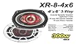 4''x6'' 3-Way Coaxial Speaker System