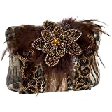 Prezzo Beaded Flower Vintage-Style Clutch