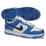NIKE Mens Dunk NG Golf Shoes White/Black/Granite 11
