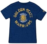 Golden State Warriors Navy adidas Originals Navigating The Logo Tri-Blend T-Shirt