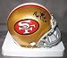 Ronnie Lott San Francisco 49ers NFL Hand Signed Mini Football Helmet with HOF 00 Inscription