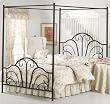 Dover Canopy Bed Textured Black Full