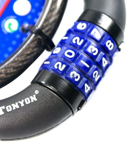 Tonyon Steel Bicycle Bike Cycling Chain Lock
