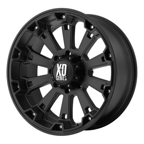 17x9 KMC XD Misfit (Matte Black) Wheels/Rims 8x180 (XD80079088700)
