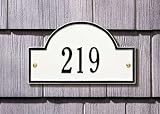 Arch Marker - personalized plaque One Line Arch Marker - Estate Wall 23.75 x 14