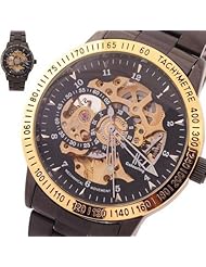 IK Mechanical Watch Mens Automatic Movement Skeleton Brand Watch - High Quality Dress Casual Wrist Watch Women