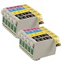 10x Compatible Printer Ink Cartridges for Stylus SX515W - 2 Full Sets + 2 Extra Black Ink Cartridge Latest Chip Version, Double Capacity Inks, In Stock, 100% Guaranteed