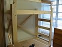 Loft Bed Plans - full color plans available online for Twin, Twin Long, Full, Queen and King size. Each design can support the weight of two adults, great for students, adults, teenagers, college, dorms, bedrooms, apartments, adjustable, free standing, shelf option and rock solid.