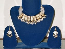 Jewelry for Women-bollywood Lac Hand Made Necklace Set and Earrings in Multi Beads-3pc Set(brand New) Free Shipping
