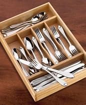 Oneida Satin Garnet 65-Piece Flatware Set with Caddy, Service for 12