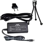 HQRP Replacement AC Power Adapter for Sony HandyCam DCR-TRV310, DCR-TRV315, DCR-TRV320, DCR-TRV330, DCR-TRV340, DCR-TRV350, DCR-TRV360 Camcorder - (incl. USA Plug & Euro Adapter) plus HQRP Black Mini Tripod $9.46