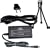 HQRP AC Power Adapter for Sony HandyCam DCR-TRV10, DCR-TRV11, DCR-TRV17, DCR-TRV18, DCR-TRV19 Camcorder (incl. USA Plug & Euro Adapter) +Mini Tripod
