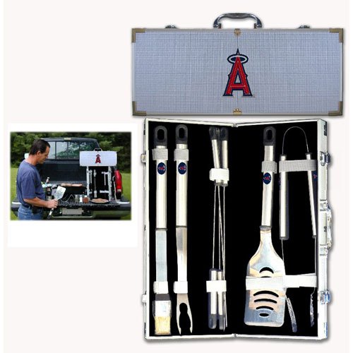 MLB 8 pc BBQ Set - Los Angeles Angels of Anaheim