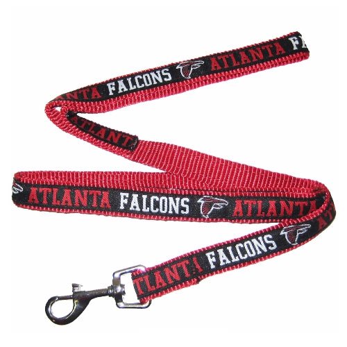 Atlanta Falcons Black Woven Team Pet Leash (Small)