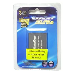 Maximal Power DB SON NP-BN1 Replacement Lithium-Ion batttery