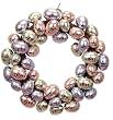 Foil egg wreath
