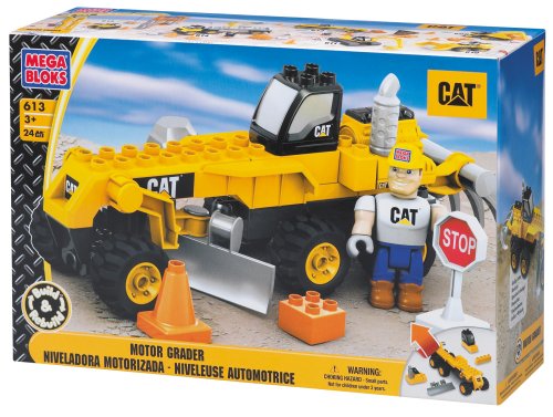 Childrens Toyshop  Toys : Mega Bloks Cat Motor Grader