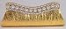 Starlite-Bridal, Evening, Dress Clutch Gold-Golden Clutch Bag-Purse with Magnetic Fastening - PRS25911