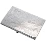 Sterling Silver Hand Engraved, Business Card Case, 3 5/8" x 2 3/8" (92 mm x 59 mm)