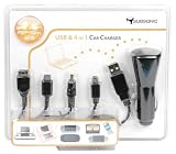 Subsonic 4-in-1 Car Charger for NDS, NDSL, GBASP, PSP (Nintendo DS)
