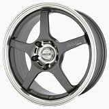 17x7 Maxxim Ahead (Graphite) Wheels Rims 4x100 108 (AH77D08426) by Maxxim