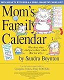 Moms Family Wall Calendar 2013