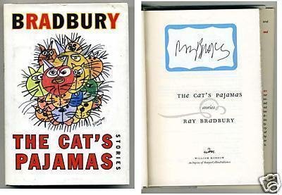 Ray Bradbury The Cat's Pajamas Signed Autograph Book - Autographed MLB Magazines