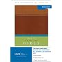 NIV Thinline Bible, Italian Duo-Tone, Tan/Dark Tan