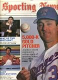 Sporting News August 21 1989 Nolan Ryan/Houston Astros Cover, Jim Bouton, Jim Valvano/N.C. State (book about), Wayne Gretzky/Los Angeles Kings
