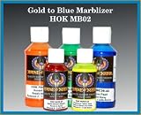 4 Ounce GOLD-BLUE MARBILIZER MB02/MB-02 HOUSE OF KOLOR