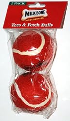 Milk-Bone, Red Toss and Fetch Balls - 2 Pack (1 Set)