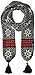 Muk Luks Women's Snowflake Tassel Scarf