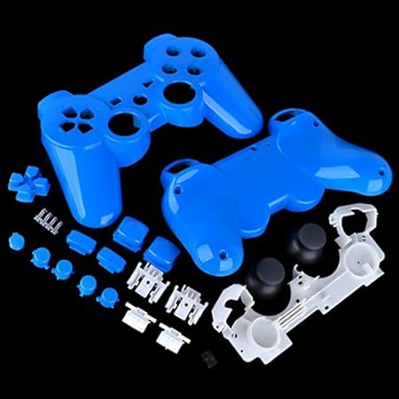 PS3 Polished Light Blue Replacement Controller Shell