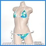Butterfly Cheekhugger Bikini (Wet Daisy) A/B Cup