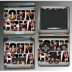 John Cena Wrestlemania Belt Vinyl Decal Skin Protector Cover #3 for Nintendo GBA SP Gameboy Advance Game Boy