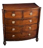 Antique Victorian Mahogany Bowfront Chest