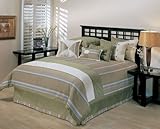 Palm Beach Stripe 3 Piece Childrens Twin Bedding Set by Hallmart Collectibl ....