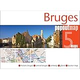 bruges popout map popout maps