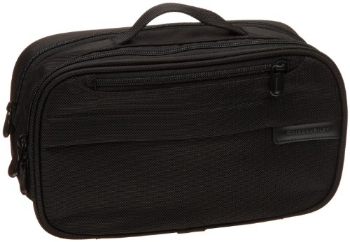 Briggs  &  Riley Expandable Toiletry Kit,Black,6x10.5x4.5